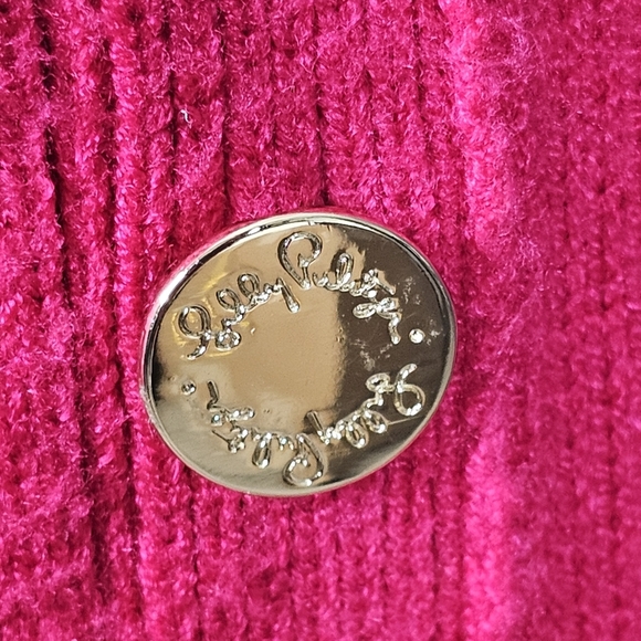 LILLY PULITZER LIZONA SWEATER SKIRT PENCIL STYLE KNIT POINSETTIA - Picture 2 of 8